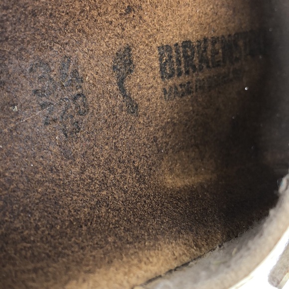 Birkenstock Arizona Girl’s Gold Sandals - Picture 8 of 13